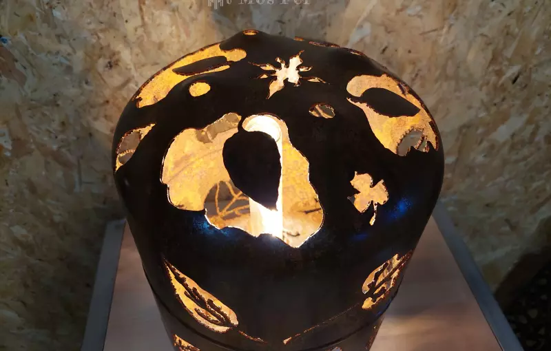 lampe-acier-matal-reemploi-recup-artisanale-decoration